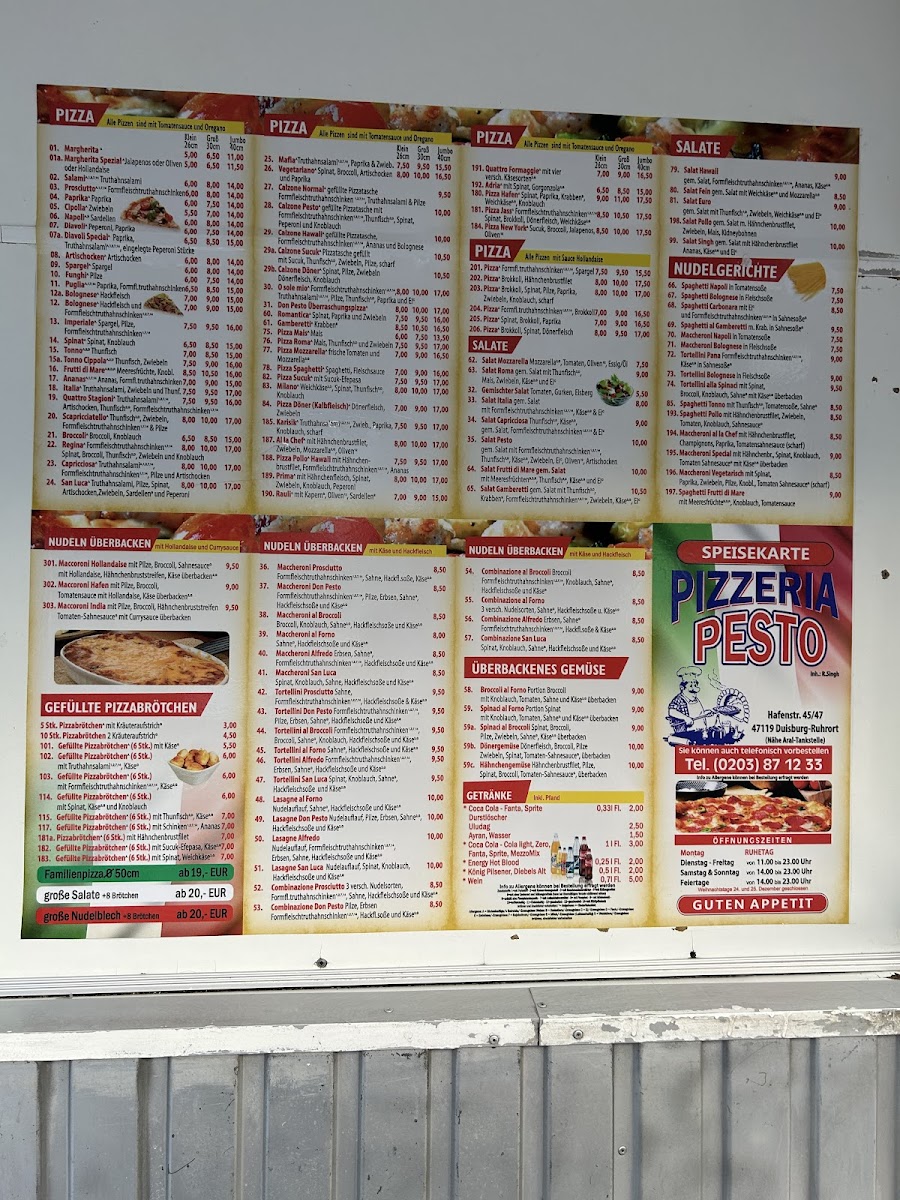 Menu Pizzeria Pesto-1